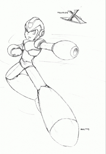 MegaMan X : Sketch #1
