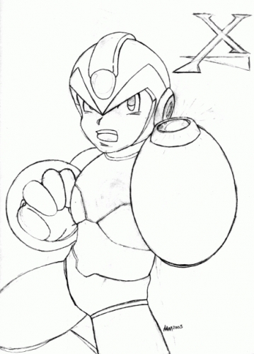 MegaMan X : Sketch #2