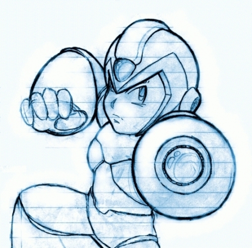 MegaMan X : Sketch #3