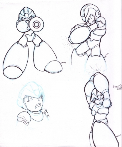 MegaMan X : Poses