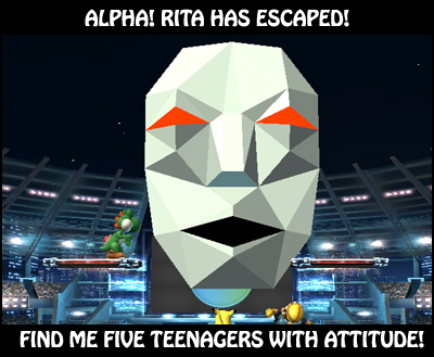 Alpha!  Rita has escaped!